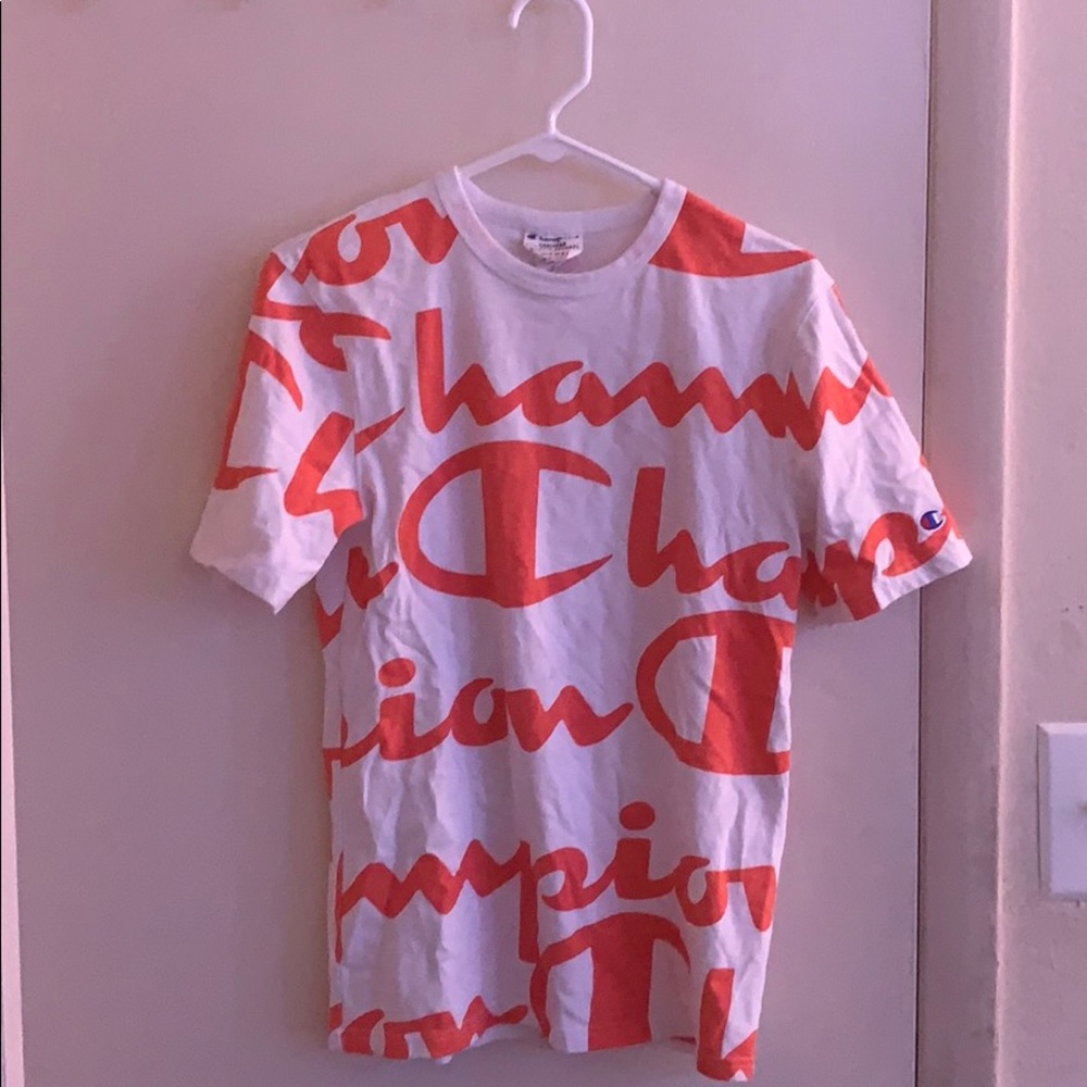 A Champion shirt.